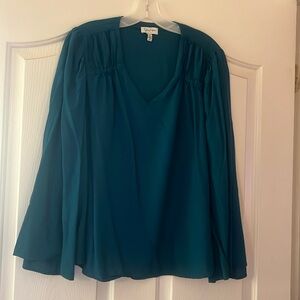 JESSICA SIMPSON Women’s Long Sleeved Top - TEAL GREEN - Sz XL